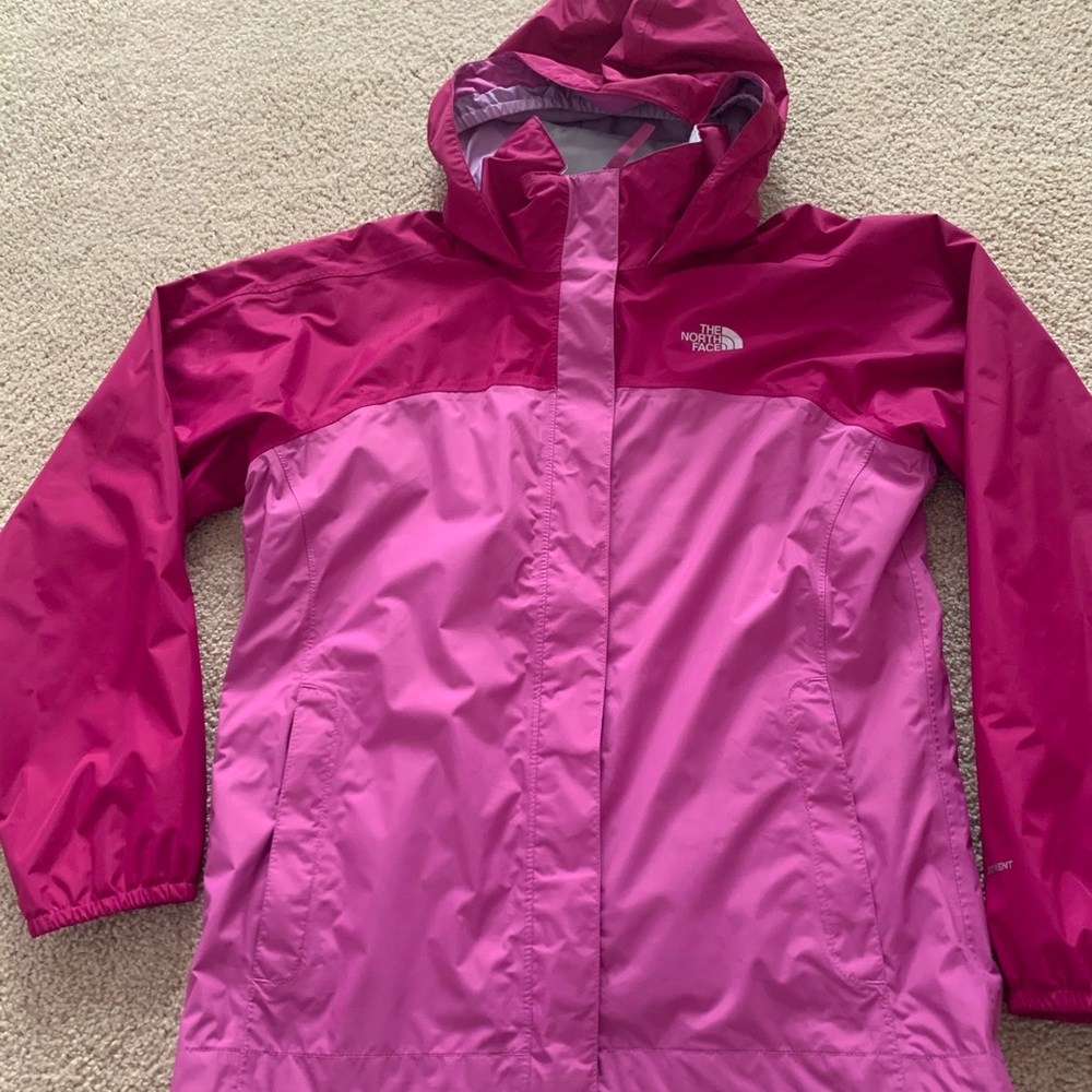 Girls North Face Raincoat